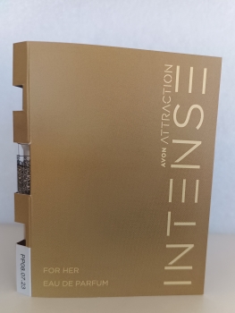 AVON Attraction INTENSE für Sie EdP Spray / Karte mit Duftprobe